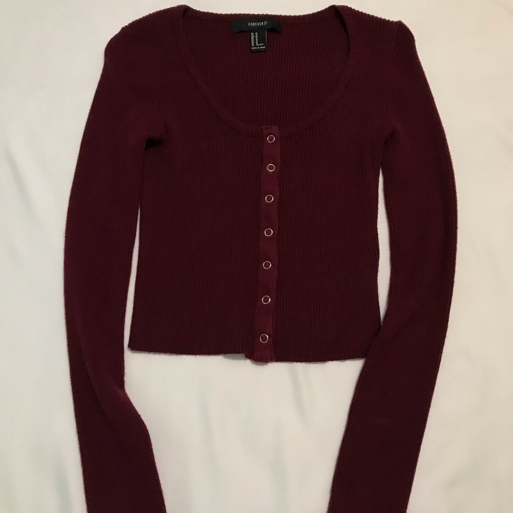 Long sleeve crop